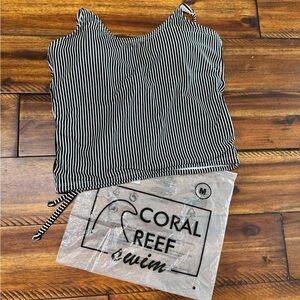 Coral Reef Swim Striped Swim Top